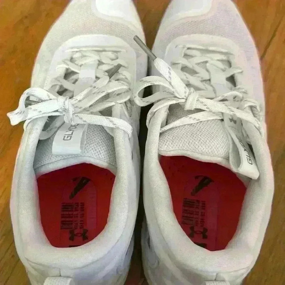 Under Armour Glyde MT TPU White Softball Cleats Women’s Size 10 New - Picture 6 of 10